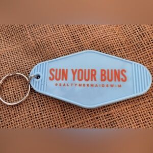 Light Blue Salty Mermaid Swim Keychain